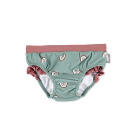 Sterntaler Unisex Children's Girls' Swimming Trunks Rainbow UV Protection 50+ Green 86/92 cm 12-24 Months, Stone Green