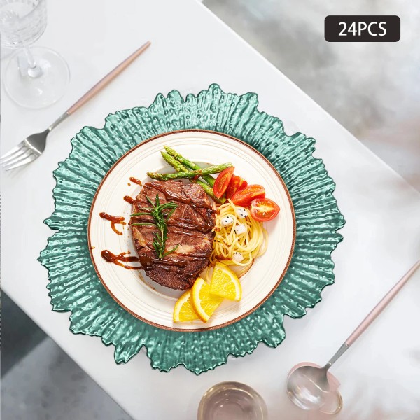 Unbranded 24 * 12.6-inch Charger Plates Set Of 24 Round