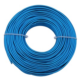 Uxney Aluminium Craft Wire - 1 mm Thick, 30 Metres Blue, DIY Metal Crafts Art Wire