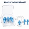 Tapones de Oídos y Pinza Nasal para Natación, Set de