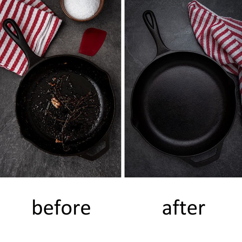 D.RECT Pack of 12 Plastic Scourers Plastic Pot Scraper Scratching