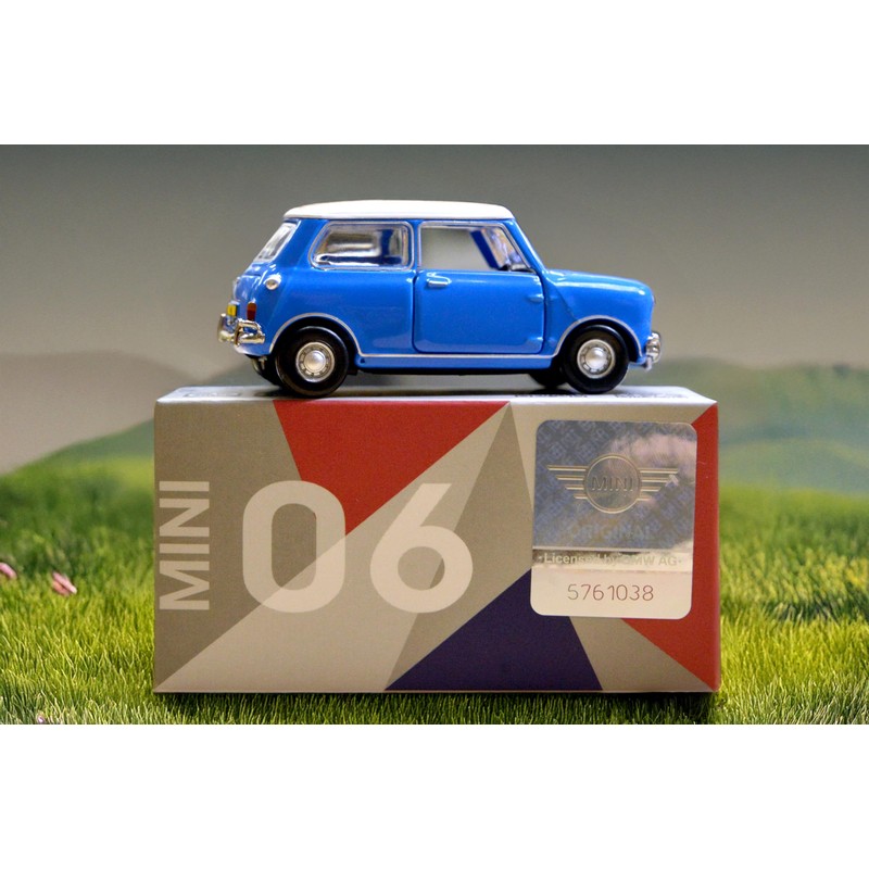 Tiny City 1/50 Mini Cooper Blue Diecast Car