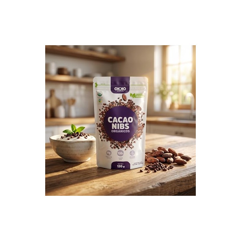 OKKO Cacao Nibs, 100 G
