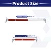 X AUTOHAUX 2 Pcs 15inch 67lb/298N Red Lift Supports Struts