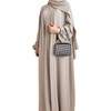 Women's Muslim Dress Three Pieces Set Islamic Prayer Abaya with