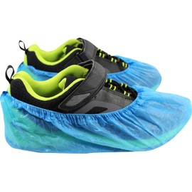 Medi-Inn Überschuhe Einwegschuhe Einmalschuhe Überzieher mit Gummizug (Norm CPE, ca. 2,7 g, 100 Stück)