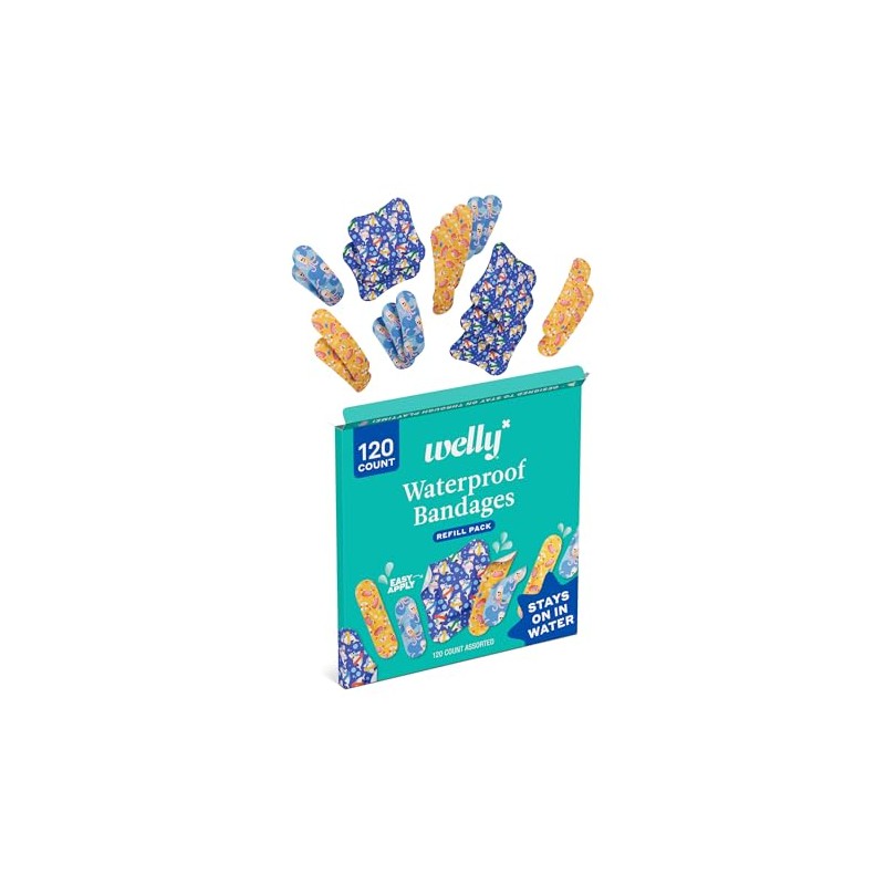 Welly Ocean Friends - Caja de repuesto para vendas impermeables