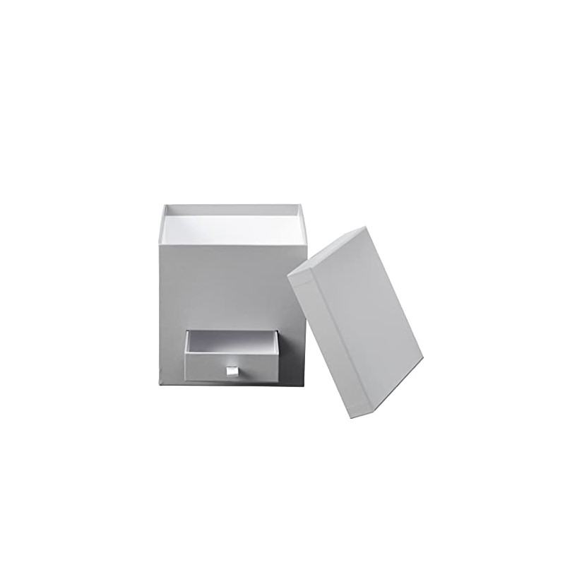 Oasis GREY SQUARE FLOWER GIFT FLOWER HAT BOX LINED WITH