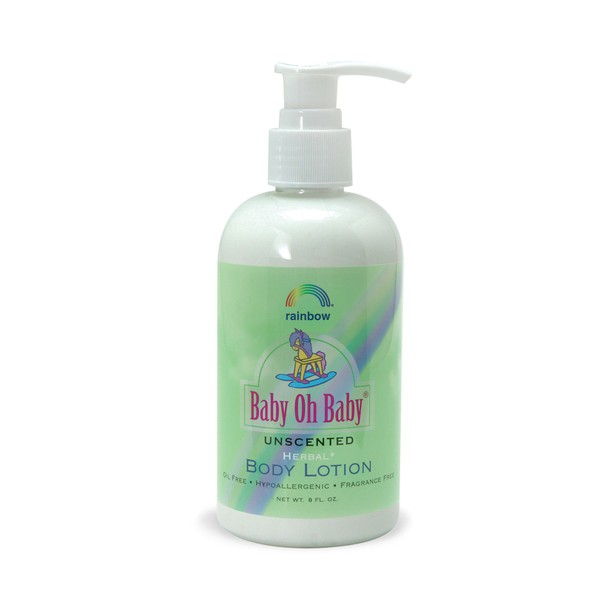 Rainbow Research Baby Oh Baby Body Lotion, Unscented - 8 Oz