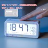 Deli Alarm Clock, Radio Clock, Cherry Blossom Pattern, Large Letters,