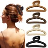 Nalodu Hair Claw Clips, 4.3 Inch Non-Slip Unbreakable Matte Hair