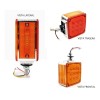 Par Plafon 24 Led Direccional Cuadrada Gel Estrobo 12-24v