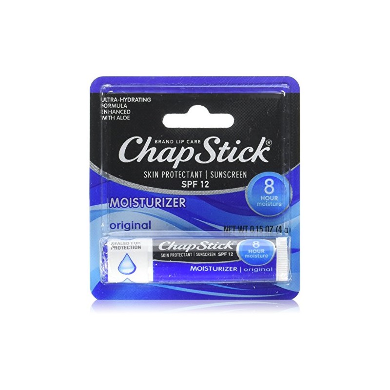 ChapStick Skin Protection Sunscreen Moisturizer, Original SPF 12 0.15 oz