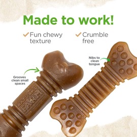 Natural Farm All-Natural Dog Dental Chew, Dog Teeth Cleaning Treats - Fresh Breath, Fight Plaque & Tartar - Canine Mess-Free Oral Care, Teeth Cleaning Chews for Dogs 5-15 Lbs (33 Counts)