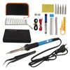 15PCS Set Soldering Iron Set Adjustable Temperature Solder Iron Kit