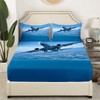 Airplane Bedding Sheets Aircraft Bed Sheet Set for Kids Boys