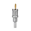 Mollom (1''|25.5mm) Heavy Duty Carbide Hole Saw with 2 Pilot
