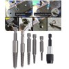 11PCS Broken Screw Extractor Set, Left Hand Drill Bit Set,Easy