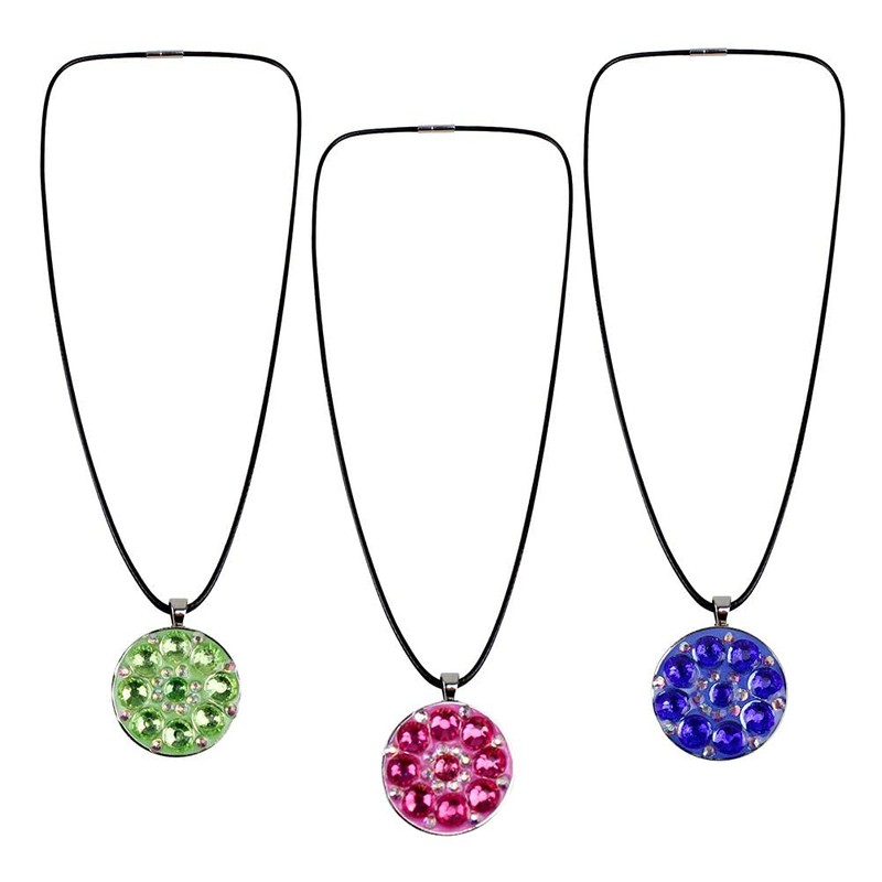 Golf Ball Marker Crystal Hat Clip, Lightweight Portable Golf Pendant