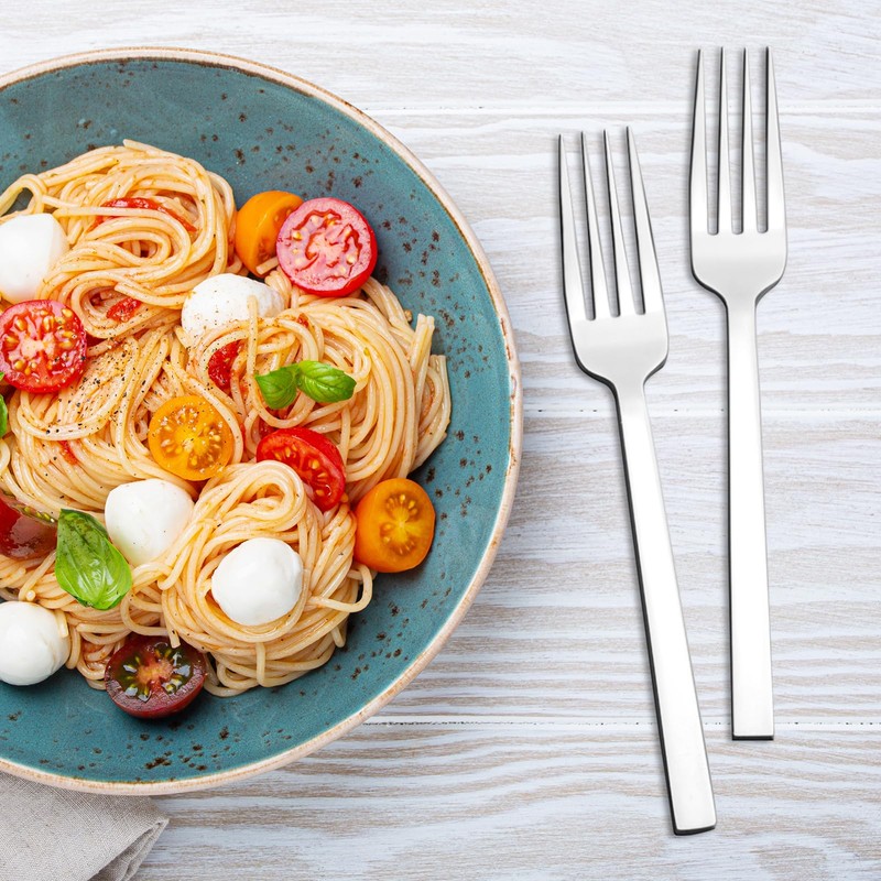 Kiddream 12-Piece Stainless Steel Dinner Forks, Kitchen Table Forks