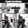 NewBEP 2PCS Olympic Adapter Sleeve 7.8" with Olympic Barbell Clamps