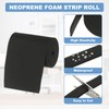 PATIKIL Neoprene Foam Strip Roll, 78.7" Long x 4" Width