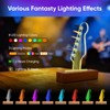 Light Up Guitar Pick Holder: Rechargeable Picks Display Case with
