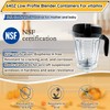 For Vitamix 64oz Low-Profile Blender Pitcher, Replacement for Vitamix 750