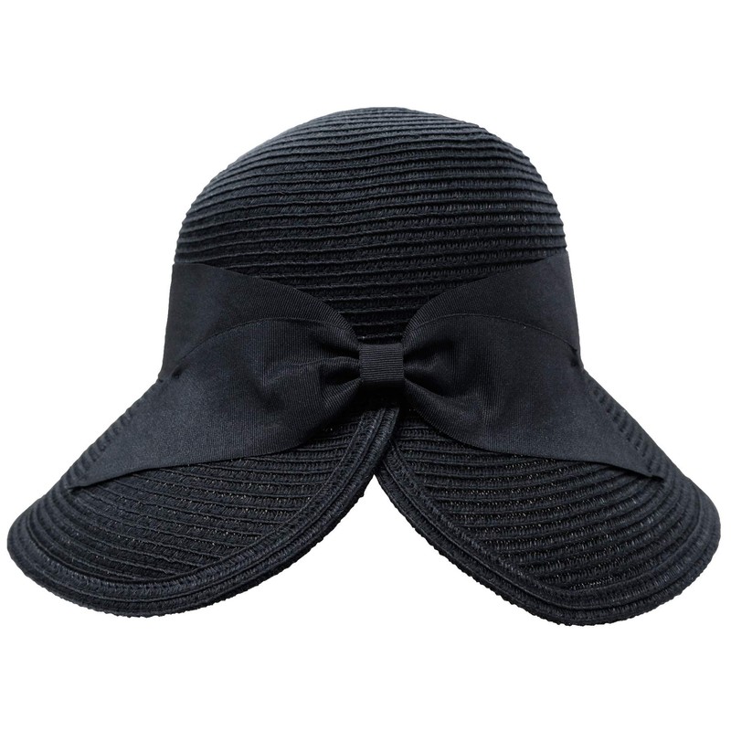 [RACHEL] レイチェル つば広 麦わら帽子 レディース 小顔効果 折りたたみ サイズ調整 軽量 洗える