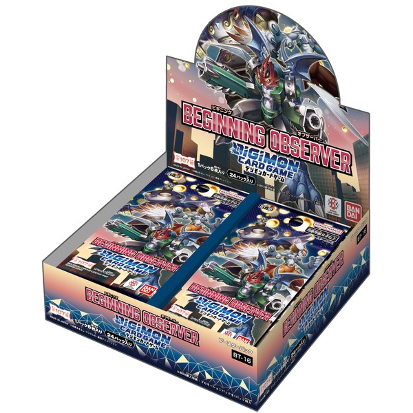 BANDAI Digimon Card Game Booster Pack BEGINNING OBSERVER BT-16 (Box) 24 Pack