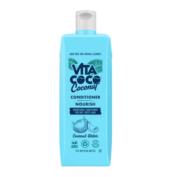Vita Coco Coconut Conditioner Nourish (400 ml) for Dry Hair Moisturises • Nourishing Care Conditioner with Coconut (for All Hair Types) • Free from Silicones & Dyes