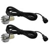 Angelo Décor AD43023W 8-LED Light with 10-foot cord, 2-pack
