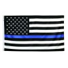 Annin Thin Blue Line Flag American Made 2x3 ft NYL-GLO