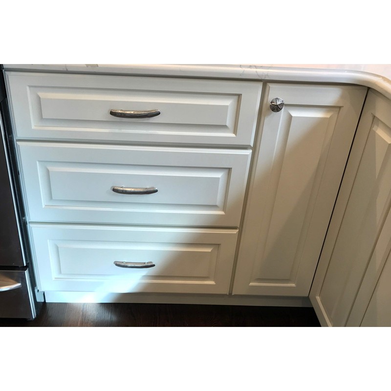 Sand Dollar Drawer Knob, Beach Cabinet Pull, Solid Metal, Silver