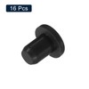 sourcing map 16 Pieces Black Rubber Stopper, 5.8mm Plug Holes