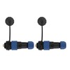 2Pcs SD16 IP68 Waterproof Aviation Connector SD16 Female Plug Male