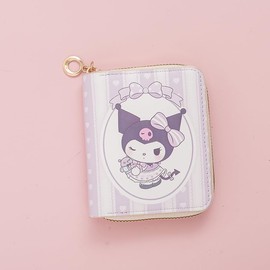 FEIFEI'S BOW Kids Girls Women Wallet Cute Trifold Wallet with Coin Purse Card Slots with Zip Pockets Gifts PU Leather (Kuro)