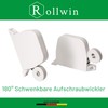 Rollwin 2 x Roller Shutter Belt Winder Surface-Mounted – from