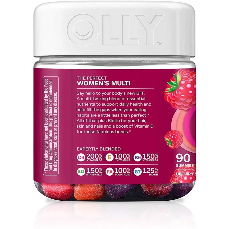 Gomitas Multivitaminico Mujer Acido Folico B12 A C D E