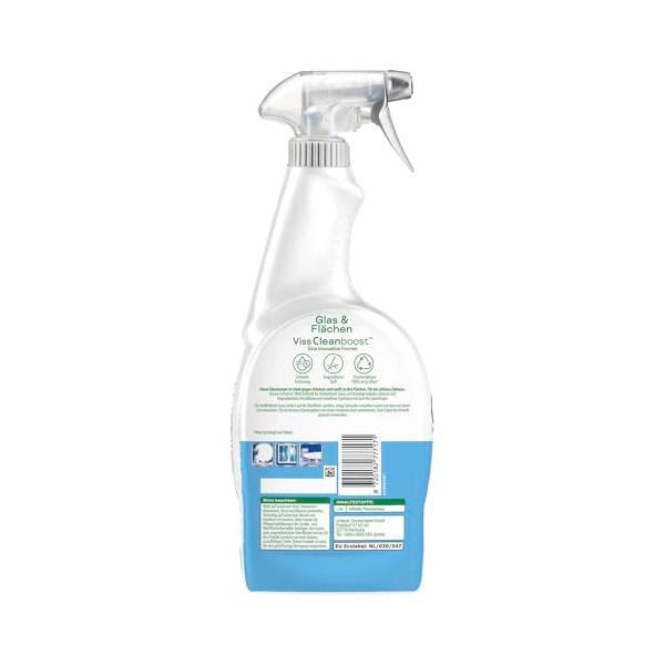 Viss Cleanboost Glasreiniger Universal Glas & Fl√§chen Reinigungsmittel f√ºr streifenfreien
