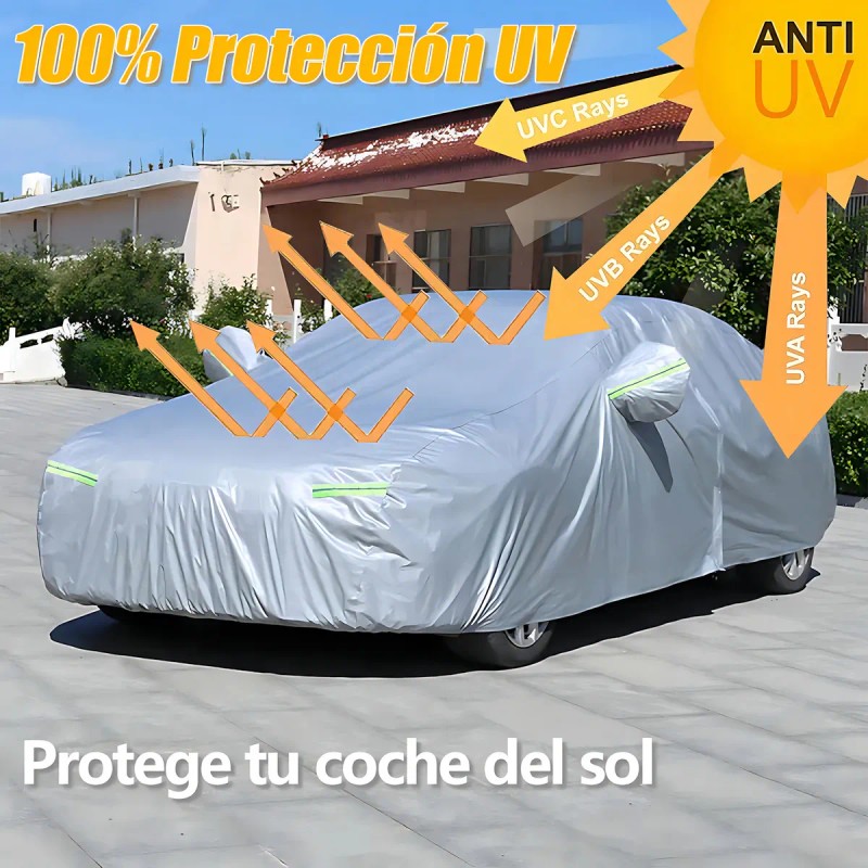 Funda Cubierta Auto Grande 480x190x150cm Cubierta Para Automvil Con Protector