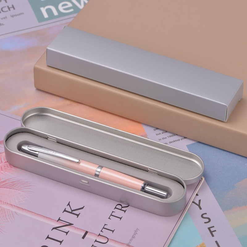 Jinhao 10 Series Press Gradient Peach Pink Retractable Extra Fine