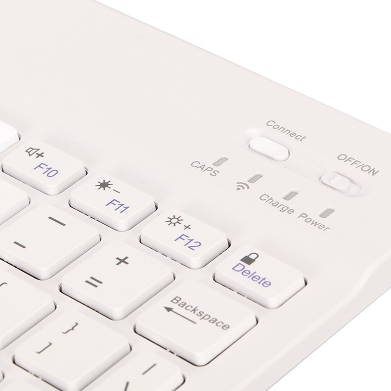 Tablet Keyboard QWERTY Layout Auto Sleep Ultra Slim BT Connection