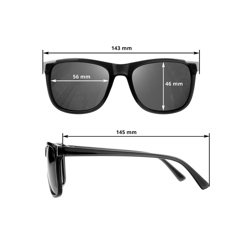 UrbanSky Men's Sunglasses 2 Pack Classic Models, Catherine - Cool