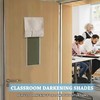 RYB HOME Classroom Door Window Cover, Privacy Sunlight Shades for