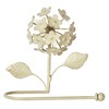 Creamy Gold Hydrangea Floral Toilet Paper Roll Holder