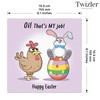 Twizler Funny Easter Card with Cross Hen - Funny Easter