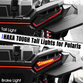 HAKA TOUGH Led Tail Lights for Polaris RZR XP 1000 Accessories 2024 2025, Black Smoked Brake Stop Lights Led Taillights for Polaris RZR XP 1000/XP 4 1000 Accessories, 2PCS, Replace #2415182, 2415183