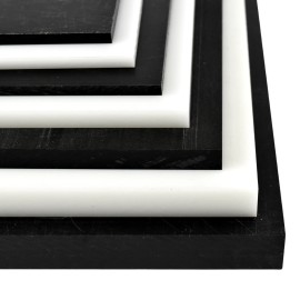 BuyPlastic White Delrin / Acetal Copolymer Plastic Sheet  1/2" x 6" x 12"