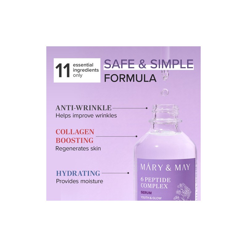 Mary&May [Mary&May]*size up* 6 Peptide Complex Serum 80ml